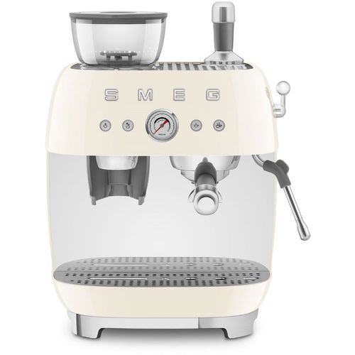 Кофеварка SMEG EGF03CREU, рожковая, кремовый