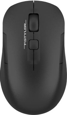 Мышь A4TECH Fstyler FG16C Air, оптическая, беспроводная, USB, черный [fg16c air black]