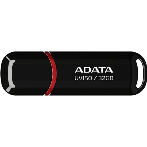 Флешка USB A-Data AUV150 32ГБ, USB3.0, черный [auv150-32g-rbk]
