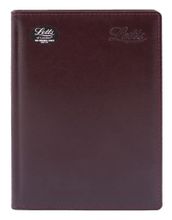 Ежедневник Letts Global De-Luxe, A5, белые страницы, бургунди – купить ...