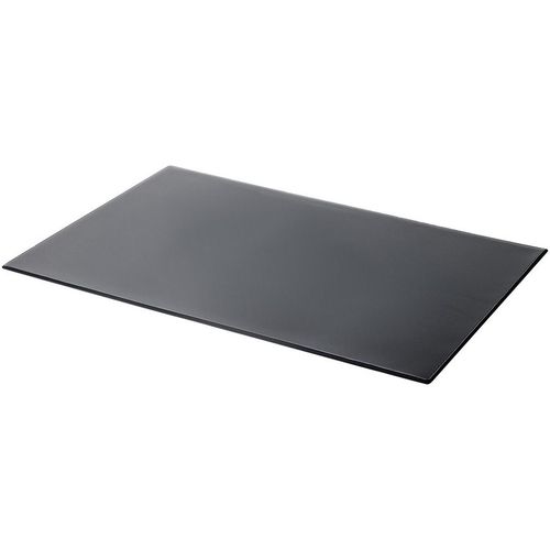 Настольное покрытие BRAUBERG 236774, пвх, 38x59 см, черный, эргономичная форма, нескользящая основа, прозрачный верхний слой