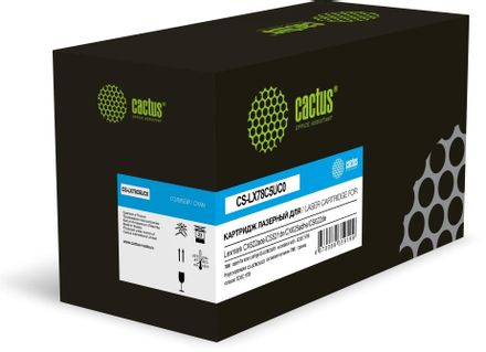 Картридж Cactus CS-LX78C5UC0, 78C5UC0/78C5UCE, голубой / CS-LX78C5UC0