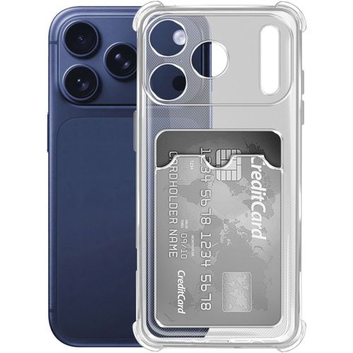 Чехол (клип-кейс) BORASCO Bumper Case, для Apple iPhone 17 Pro Max, противоударный, прозрачный [75700]