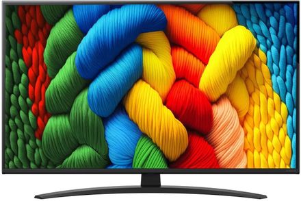 43" Телевизор LG 43NANO81A6A.ARUG NanoCell, 4K Ultra HD, СМАРТ ТВ, WebOS, черный