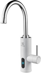 Водонагреватель Electrolux Taptronic White, проточный, 3.3кВт, кран, белый
