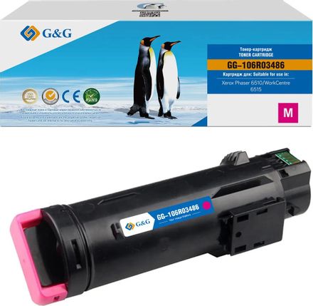 Картридж G&G GG-106R03486, 106R03478/106R03486, пурпурный / GG-106R03486