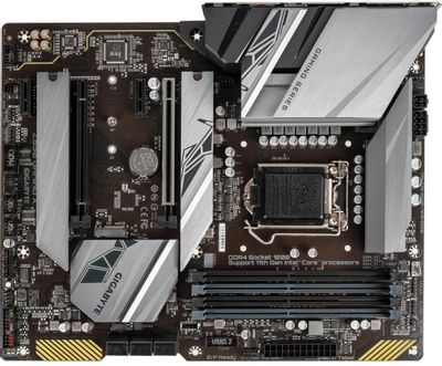 Материнская плата GIGABYTE Z590 GAMING X, LGA 1200, Intel Z590, ATX ...