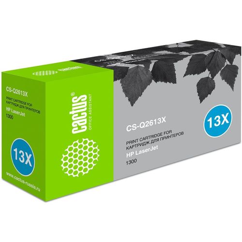 Картридж Cactus CS-Q2613X, Q2613X, черный / CS-Q2613X