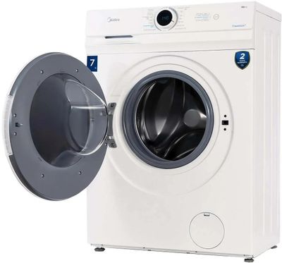 Стиральная машина узкая Midea MF100W70/W, с фронтальной загрузкой, 7кг ...