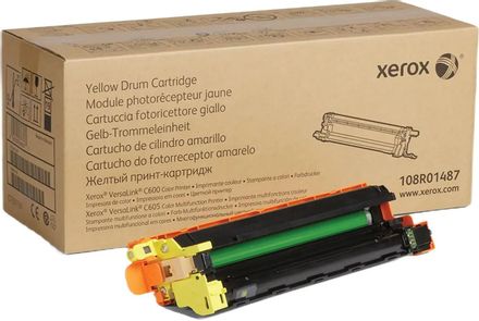 Блок фотобарабана Xerox 108R01487 желтый цв:40000стр. для VersaLink C600/C605 40K