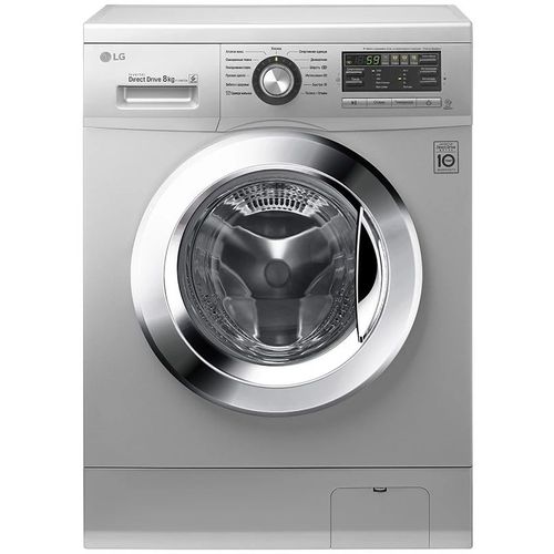 Стиральная машина LG F1296TD4, с фронтальной загрузкой, 8кг, 1200об/мин, инверторная — цена и наличие Стиральная машина LG F1296TD4, с фронтальной загрузкой, 8кг, 1200об/мин, инверторная