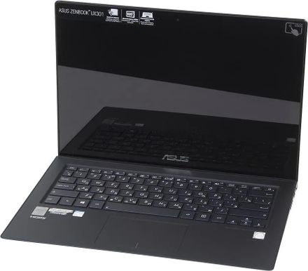 Ультрабук ASUS UX301LA-DE056P 13.3", Intel Core i7 4558U 2.8ГГц, 2-ядерный, 8ГБ DDR3, 256ГБ +  256ГБ SSD,  Intel Iris graphics  5100, Windows 8 Professional, синий [90nb0191-m02820]