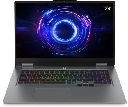 Ноутбук игровой Lenovo LOQ 17IRX10, 17.3", 2025, IPS, Intel Core i7 13700HX 2.1ГГц, 16-ядерный, 32ГБ DDR5, 1ТБ SSD,  NVIDIA GeForce  RTX 5060 для ноутбуков - 8 ГБ, TGP 115Вт, без операционной системы,  серый [83jh0095rk]