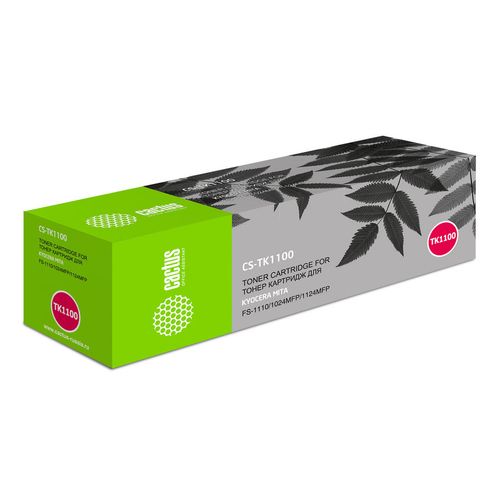 Картридж Cactus CS-TK1100, TK-1100, черный / CS-TK1100