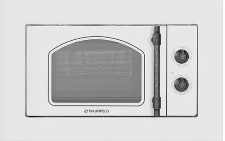 Встраиваемая микроволновая печь MAUNFELD JBMO.20.5ERWAS, 20л, 700Вт, белый [ут000012043]