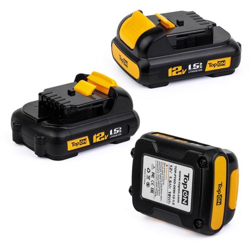 Батарея аккумуляторная для DeWalt TopON TOP-PTGD-DEW-12-1.5, 12В, 1.5Ач, Li-Ion [103230]