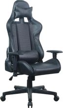 Кресло BRABIX GT Carbon GM-115, на колесиках, эко.кожа, черный/черный ...