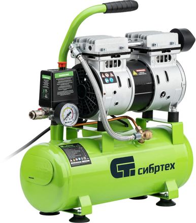 Компрессор поршневой СИБРТЕХ МБ 750/10 безмасляный [58001]