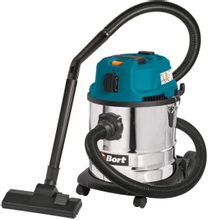 Изображение товара Строительный пылесос Bort BSS-1620-Storm синий 1600 Вт 20 л для строительных работ
