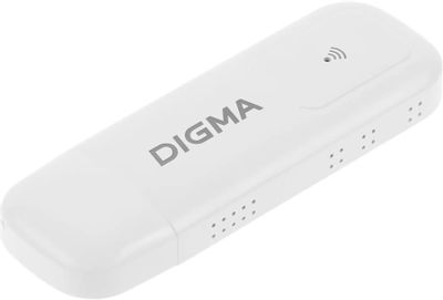 Модем Digma Dongle Wi-Fi DW1960 3G/4G, внешний, белый [dw1960wh ...