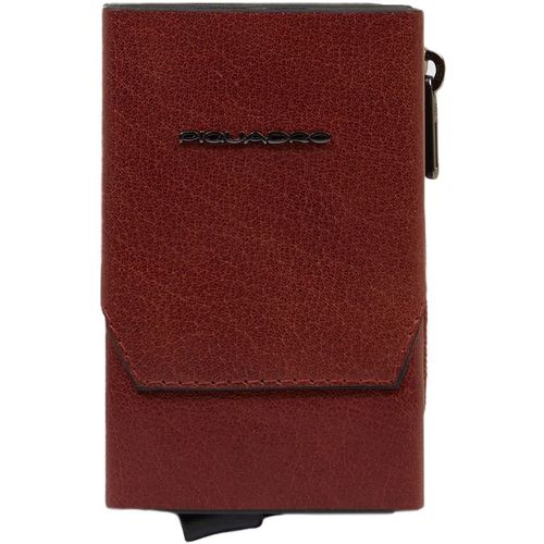 Чехол для кредитных карт Piquadro Solm PP5585S141R/CU, кожа натуральная, табачный