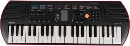 Синтезатор Casio SA-78, розовый