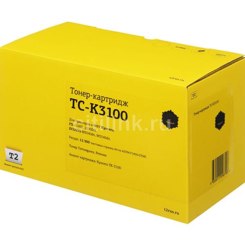 Картридж T2 TC-K3100, TK-3100, черный / TC-K3100