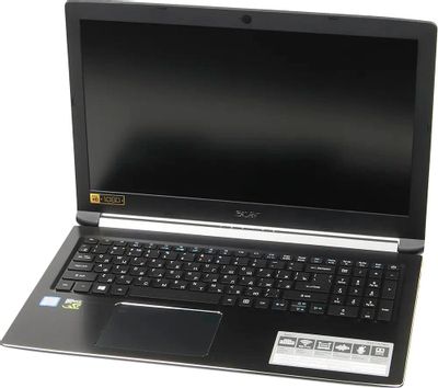 Ноутбук игровой Acer Aspire A715-71G-59UZ NX.GP8ER.013, 15.6", Intel Core i5 7300HQ 2.5ГГц, 4-ядерный, 6ГБ DDR4, 500ГБ,  128ГБ SSD,  NVIDIA GeForce  GTX 1050 - 2 ГБ, Windows 10 Home, черный