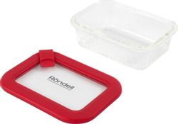 Контейнер Rondell Savvy RD-2064, 0.37л, прямоугольная, стекло, прозрачный