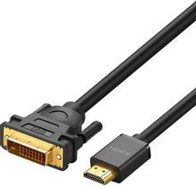 Изображение товара Кабель аудио-видео HDMI (m) - DVI-I (f) 3м UGREEN HD106 черный