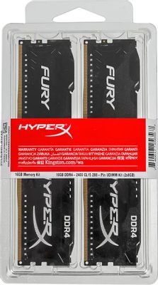 Оперативная память Kingston HyperX Fury HX424C15FB2K2/16 DDR4 2x