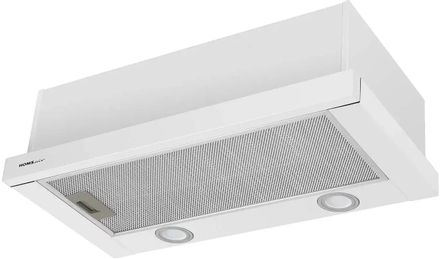 Встраиваемая вытяжка HOMSAIR Flat 50 White, управление кулисные переключатели, белый