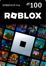 Изображение товара Пополнение игровой валюты ROBLOX 100 PLN Poland электронная карта vás