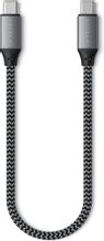 Изображение товара Кабель  Satechi,  USB Type-C (m) -  USB Type-C (m),  0.25м,  серый [st-tcc10m]