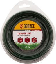 Изображение товара Леска для садовых триммеров DENZEL 96128 2.65мм 15м