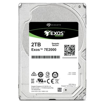 Жесткий диск Seagate Exos ST2000NX0253, 2ТБ, HDD, SATA III, 2.5