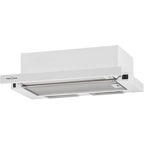 Встраиваемая вытяжка Krona Kamilla ECO 600 W, управление кнопочное, белый [00026736]
