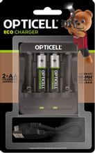 Изображение товара Аккумуляторная батарейка OPTICELL АА 2600 mAh с зарядным устройством AA/AAA