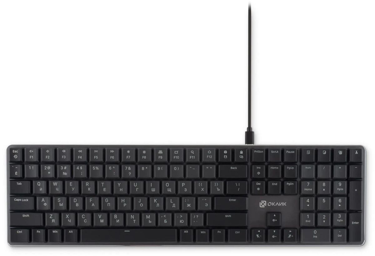 Клавиатура Oklick K953X, черный