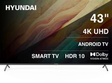 43" Телевизор Hyundai H-LED43BU7009, 4K Ultra HD, черный, СМАРТ ТВ, Android TV