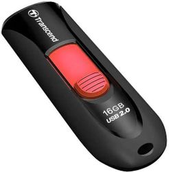 Флешка USB Transcend Jetflash 590 16ГБ, USB2.0, черный