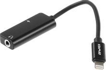 Изображение товара Переходник аудио PREMIER AWEI,  lightning -  Jack 3.5 (f),  0.1м, черный [cl-121]