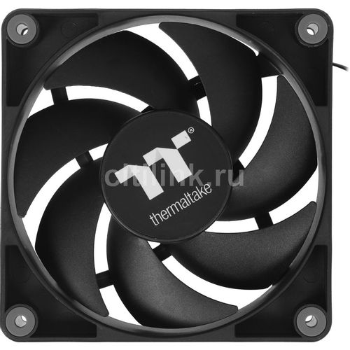 Вентилятор Thermaltake CT120 2шт, 120мм, 4-pin, 2000об/мин, 25.8 дБ, черный, Ret [cl-f147-pl12bl-a]
