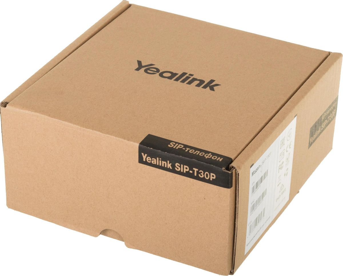 Характеристики IP телефон Yealink SIP-T30P без блока питания [sip-t30p  without psu] (1472746) смотреть в СИТИЛИНК