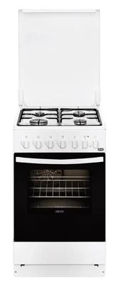 Газовая плита Zanussi ZCK9552G1W, электрическая духовка, белый – купить ...