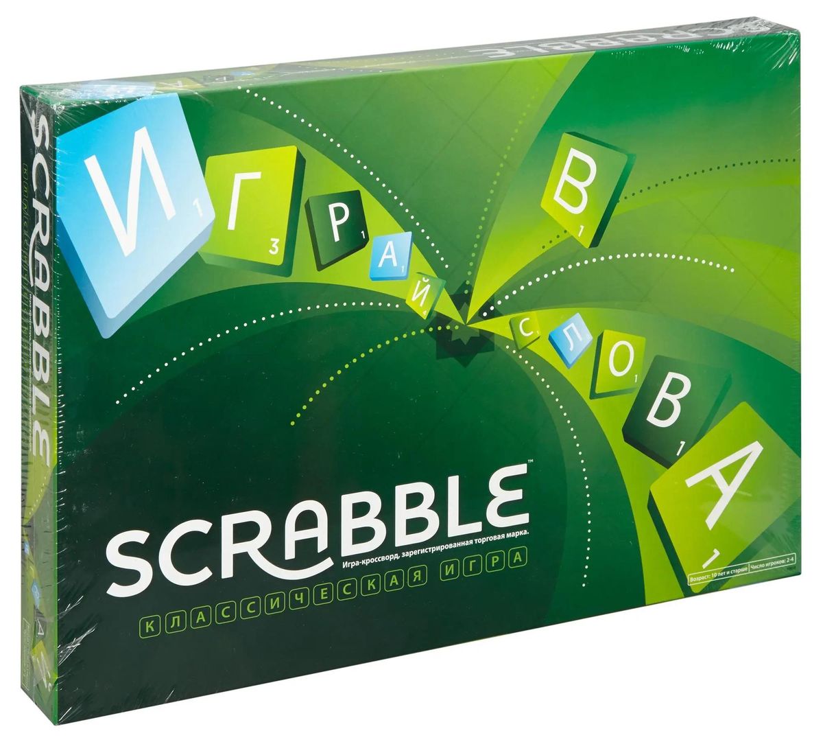 Характеристики Настольная игра MATTEL GAMES Scrabble классическая версия  [y9618] (1433765) смотреть в СИТИЛИНК