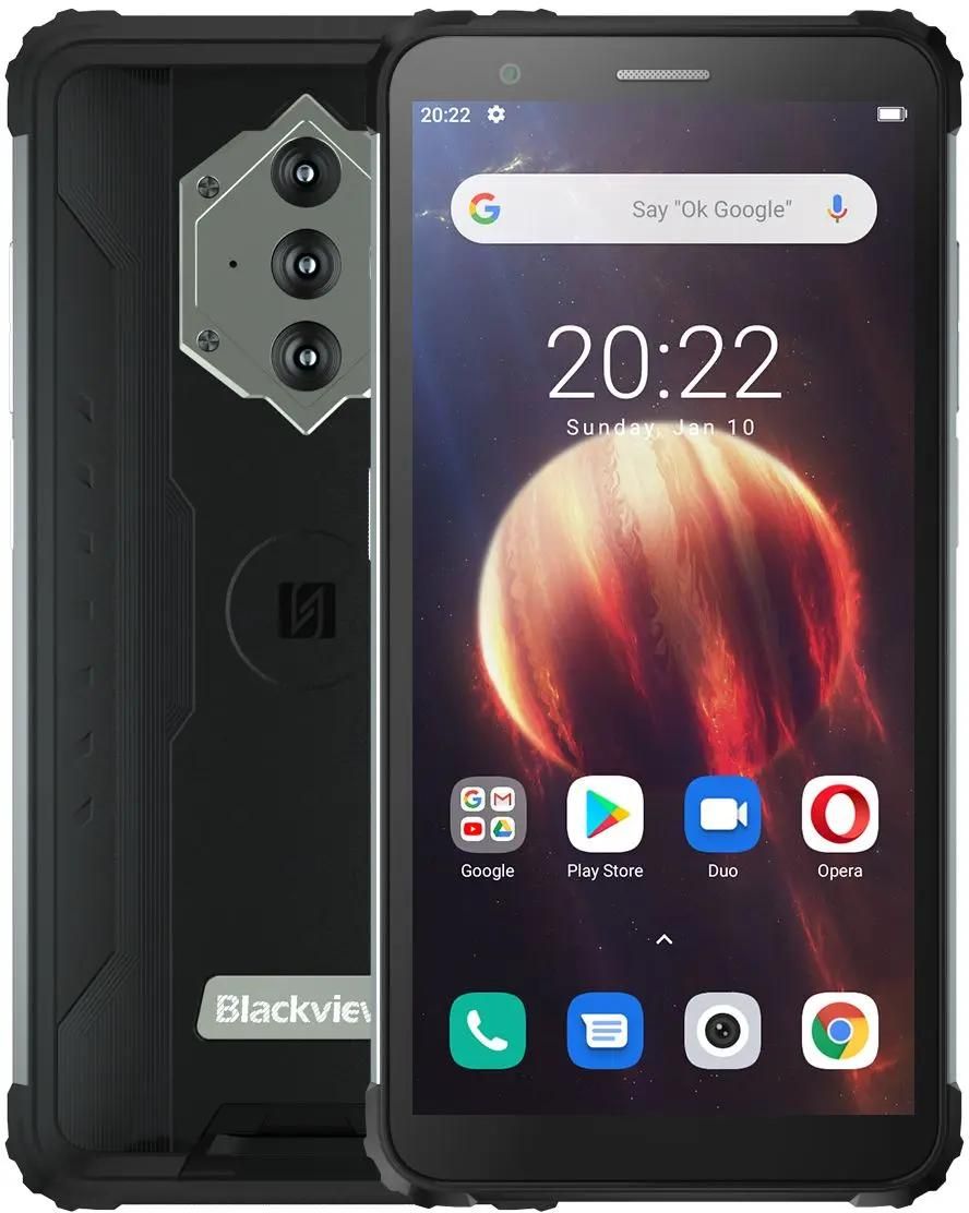 Характеристики Смартфон BLACKVIEW BV6600 4/64Gb, черный (1627685) смотреть  в СИТИЛИНК