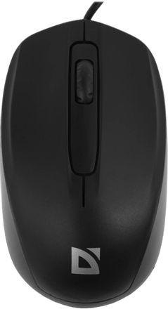 Мышь проводная Defender Alpha MB-507, оптическая, USB, 1000dpi, черный [52507]