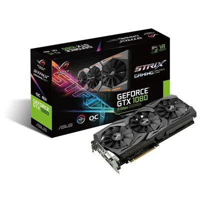 GEFORCE®GTX1080　11Gbps GDDR5X Отзывы на ASUS NVIDIA GeForce GTX 1080 ROG-STRIX-GTX1080-O8G