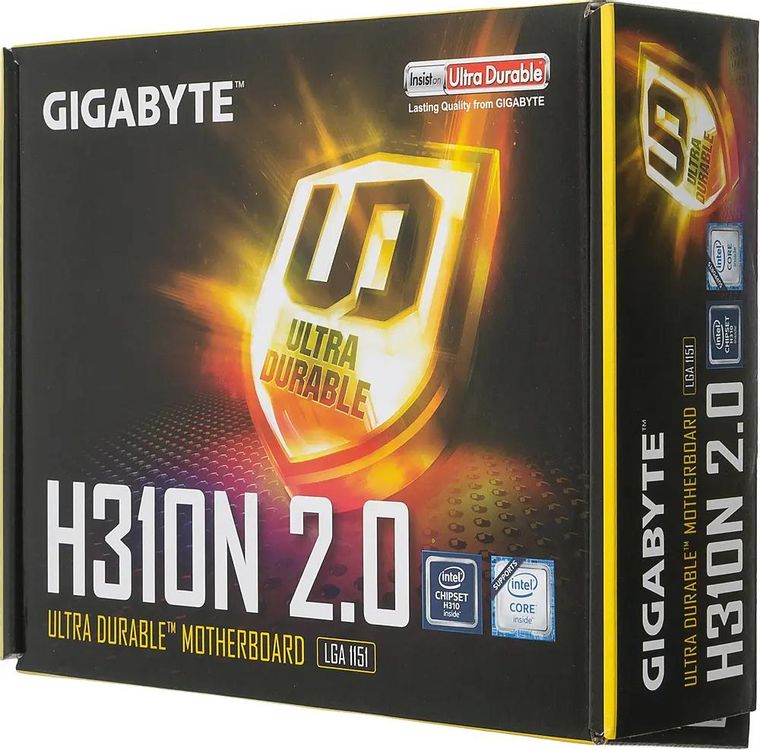 Материнская плата Gigabyte H310N 2.0, LGA 1151v2, Intel H310C